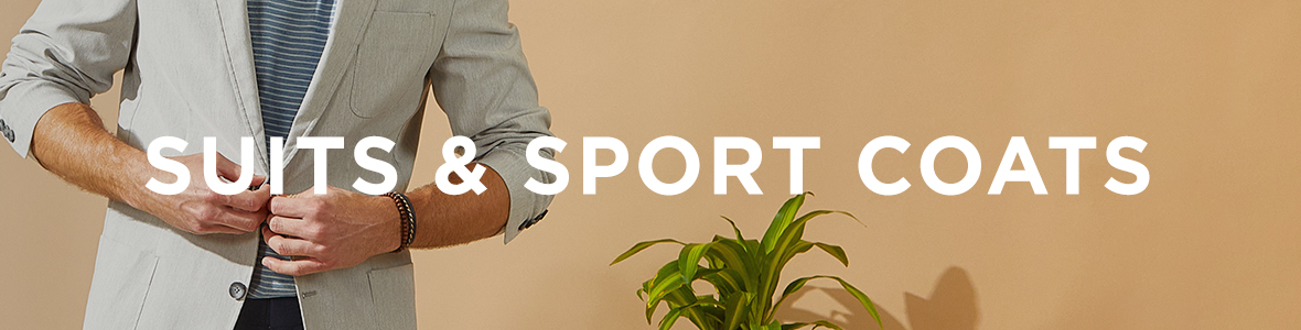 Suits and Sport Coats Category Banner